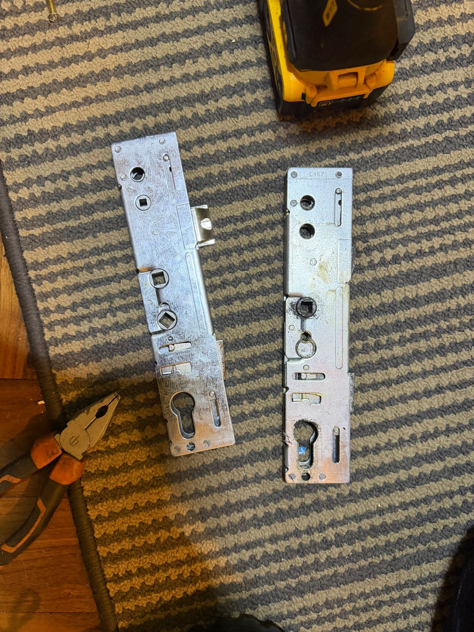 Andy the locksmith at work in Belfast